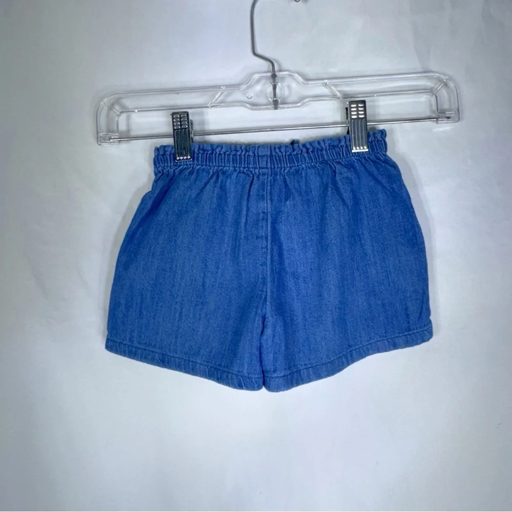 Old Navy Girls Paperbag Waist Denim Shorts